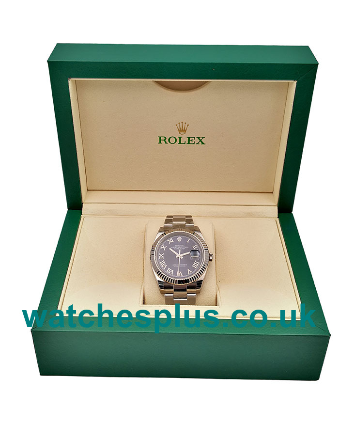 UK Best 1:1 41 MM Rolex Datejust 126334 Replica Watches With Blue Dials For Men