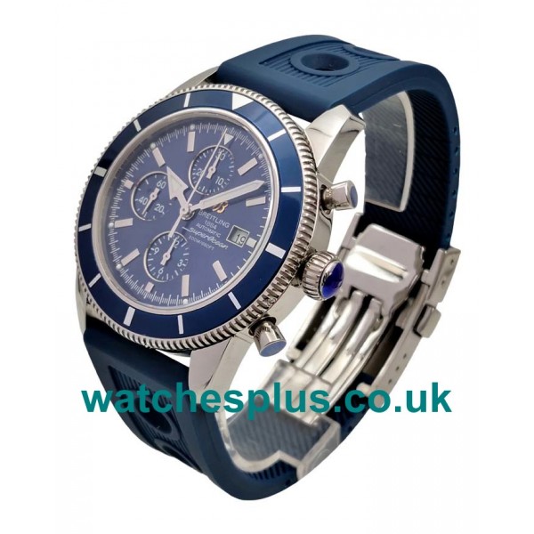 UK Best Quality Breitling Superocean Heritage A13320 Replica Watches With Blue Dials For Sale