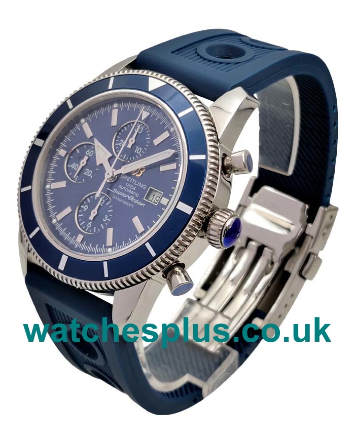 UK Best Quality Breitling Superocean Heritage A13320 Replica Watches With Blue Dials For Sale