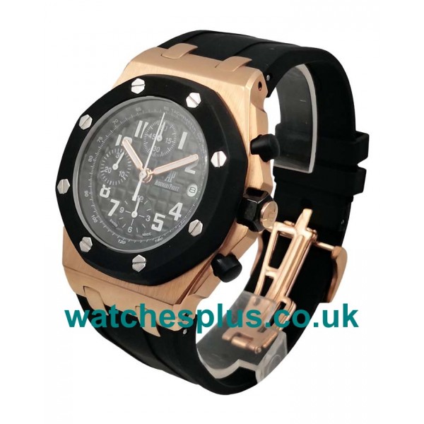 UK AAA Replica Audemars Piguet Replica Royal Oak Offshore Watches With Black Dials For Sale