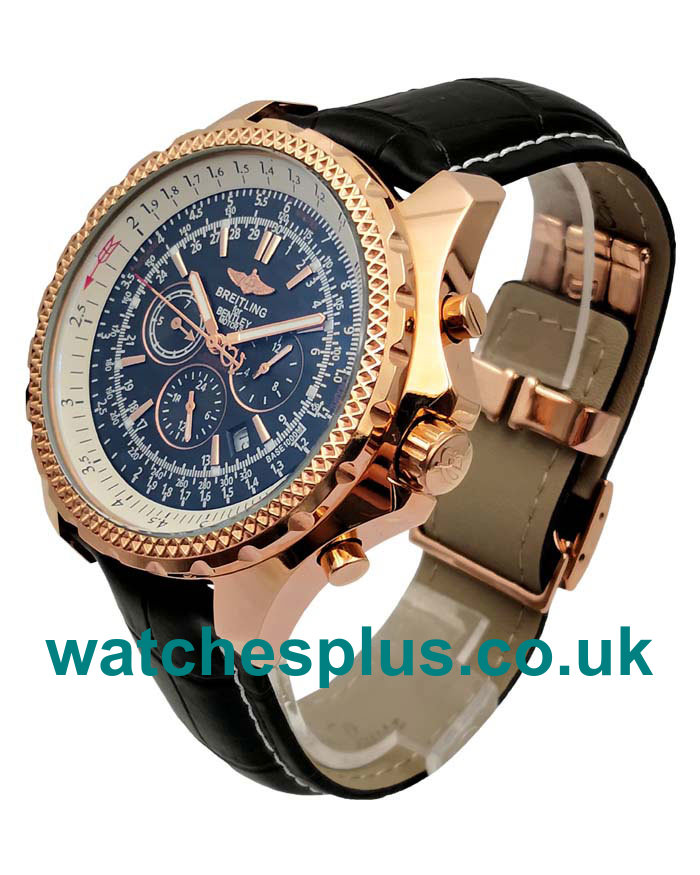 UK Luxury 47.5 MM Breitling Bentley Motors A25362 Replica Watches With Black Dials For Sale 