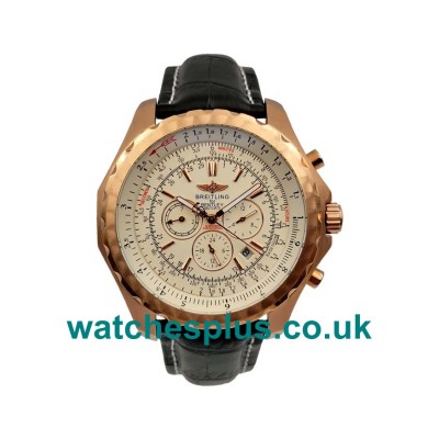 UK Best 1:1 Replica Breitling Bentley Motors A25362 With White Dials And Rose Gold Cases For Sale