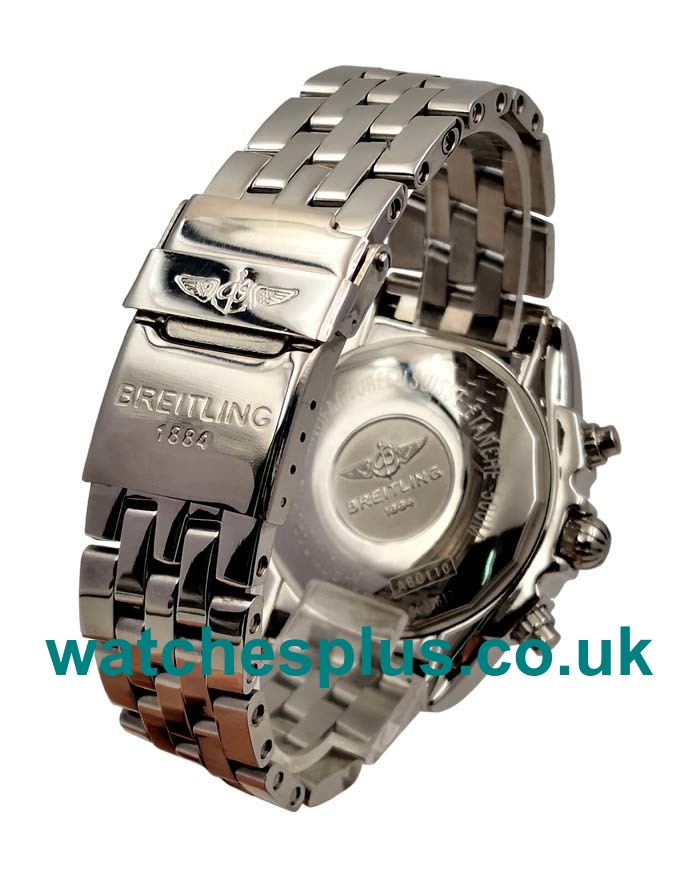 UK Swiss Made Breitling Chronomat A13352 Replica Watches With Black Dials For Sale