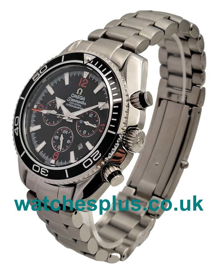 AAA Quality Omega Seamaster Planet Ocean 2210.51.00 Replica Watches With Black Dials For Sale