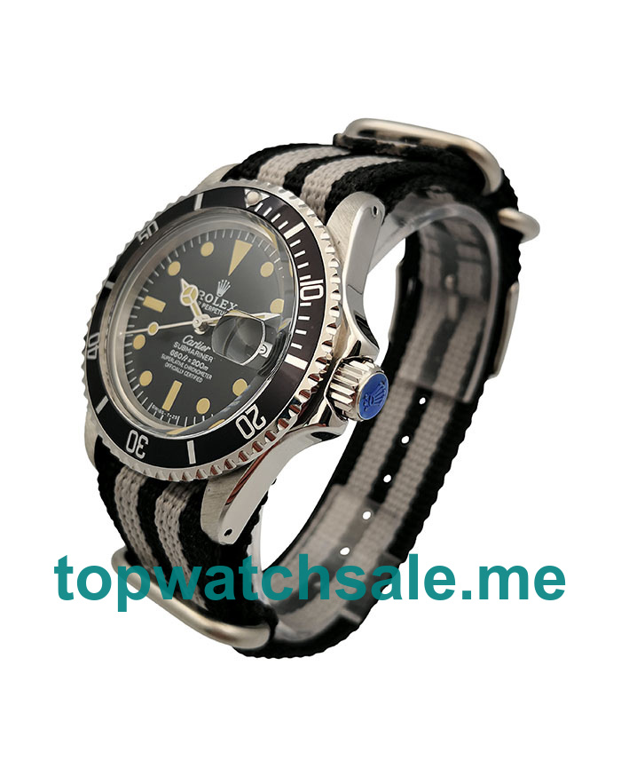 UK Best Quality Fake Rolex Submariner 1680 With Black Dials And Steel Cases For Men