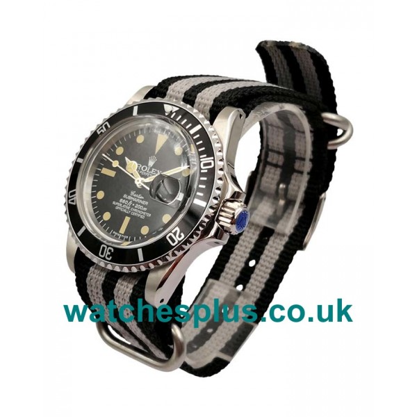 UK High Quality Rolex Submariner 1680 Replica Watches With Black Dials For Men