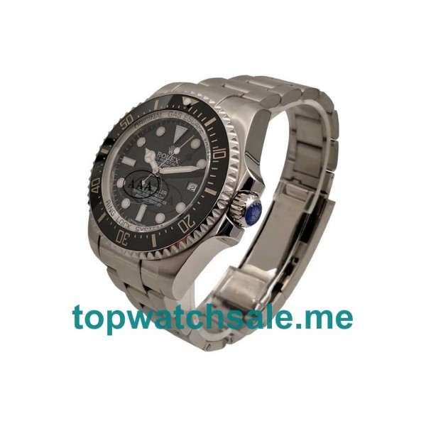 UK Swiss Made Replica Rolex Sea-Dweller Deepsea 116660 With Black Dials And Steel Cases For Men