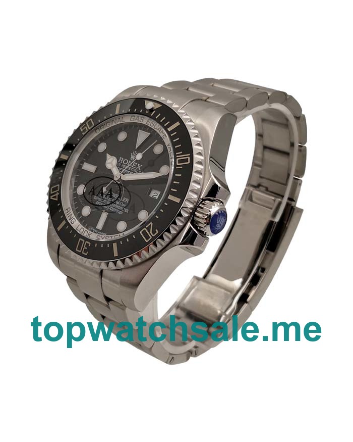 UK Swiss Made Replica Rolex Sea-Dweller Deepsea 116660 With Black Dials And Steel Cases For Men