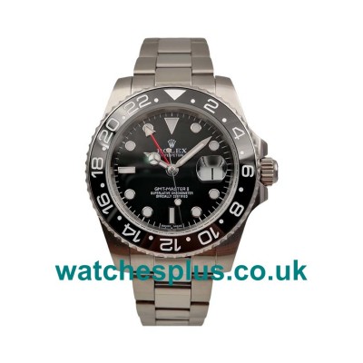 UK Top Swiss 40 MM Rolex GMT-Master II 116710 LN Replica Watches With Black Dials For Sale