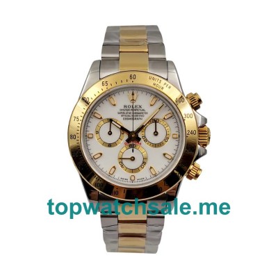 UK Best Quality Replica Rolex Replica Daytona 116523 Watches With White Dials For Men