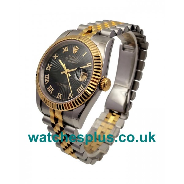 UK Best Quality Rolex Datejust 126233 Replica Watches With Black Dials For Sale