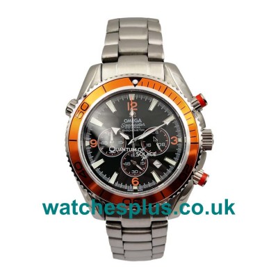 UK Best 1:1 Fake Omega Seamaster Planet Ocean 2218.50.00 With Black Dials For Men