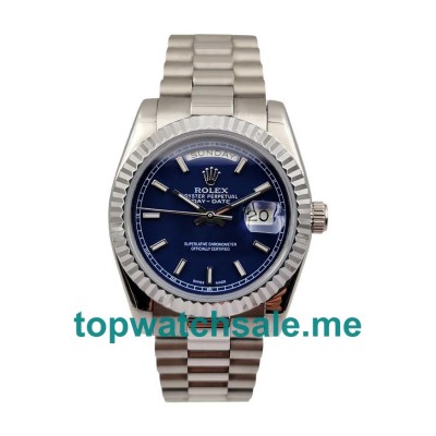 UK High Quality Rolex Day-Date 118239 Replica Watches With Blue Dials For Sale