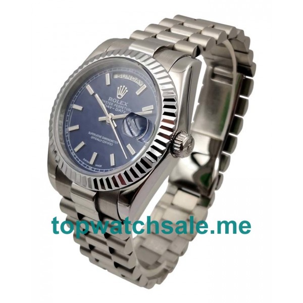 UK High Quality Rolex Day-Date 118239 Replica Watches With Blue Dials For Sale