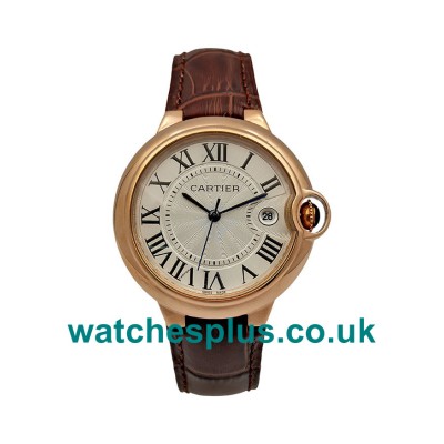 UK High Quality Cartier Ballon Bleu WGBB0009 Replica Watches With Silver Dials For Sale