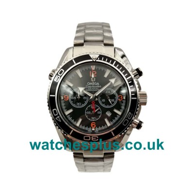 Best 1:1 Fake Omega Seamaster Planet Ocean Chrono 2210.51.00 With Black Dials For Men