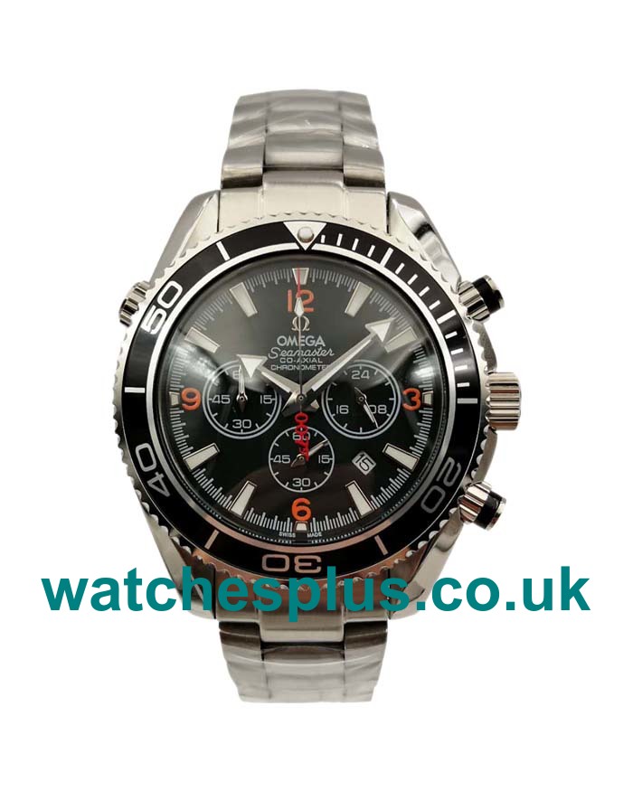 Best 1:1 Fake Omega Seamaster Planet Ocean Chrono 2210.51.00 With Black Dials For Men