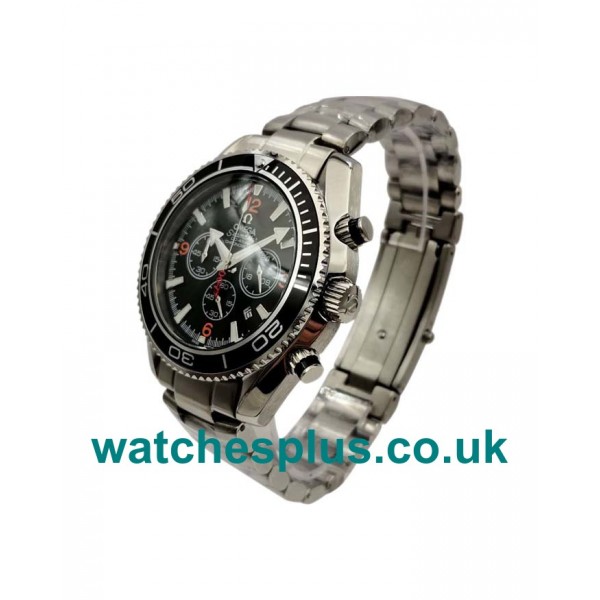 Best 1:1 Fake Omega Seamaster Planet Ocean Chrono 2210.51.00 With Black Dials For Men