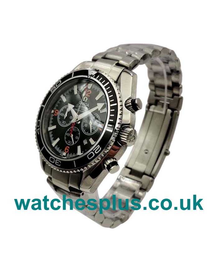 Best 1:1 Fake Omega Seamaster Planet Ocean Chrono 2210.51.00 With Black Dials For Men