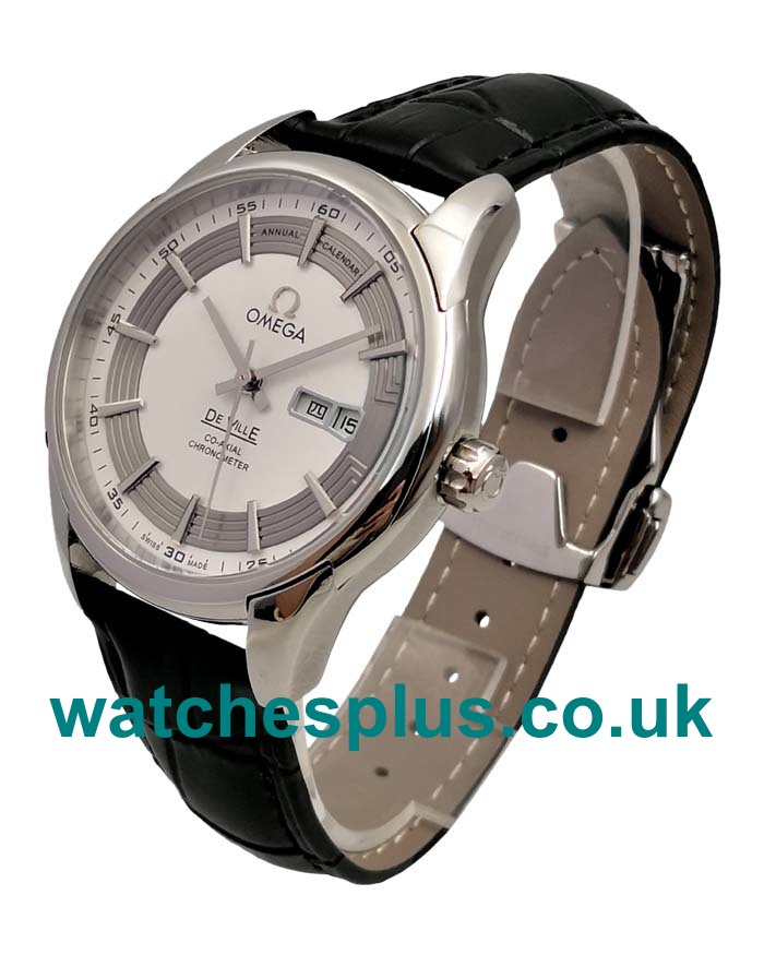 UK AAA Quality Omega De Ville 431.33.41.22.02.001 Fake Watches With White Dials Online