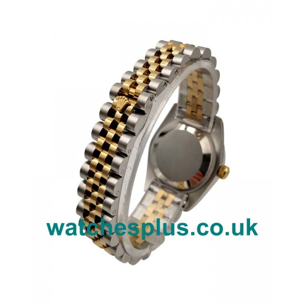 UK High End Rolex Datejust 178273 Replica Watches With Black Dials For Sale