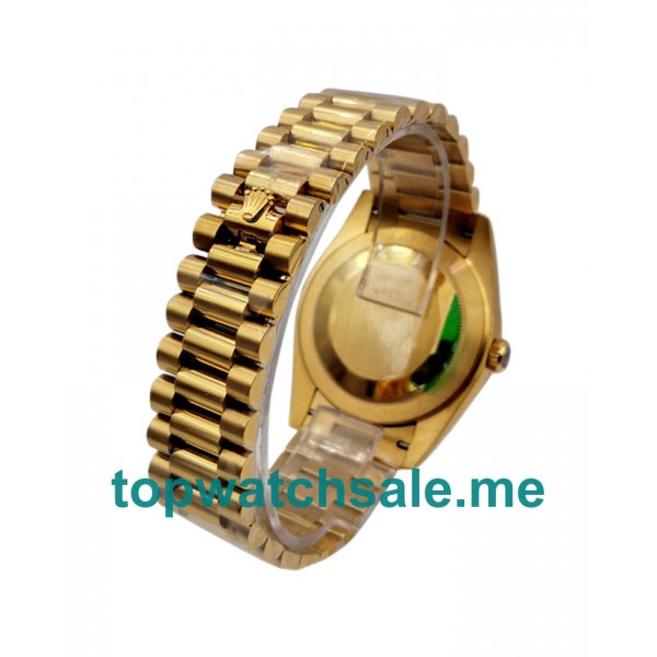 UK Top Quality Replica Rolex Day-Date II 218238 41MM KW Yellow Gold Champagne Dial Swiss 3255