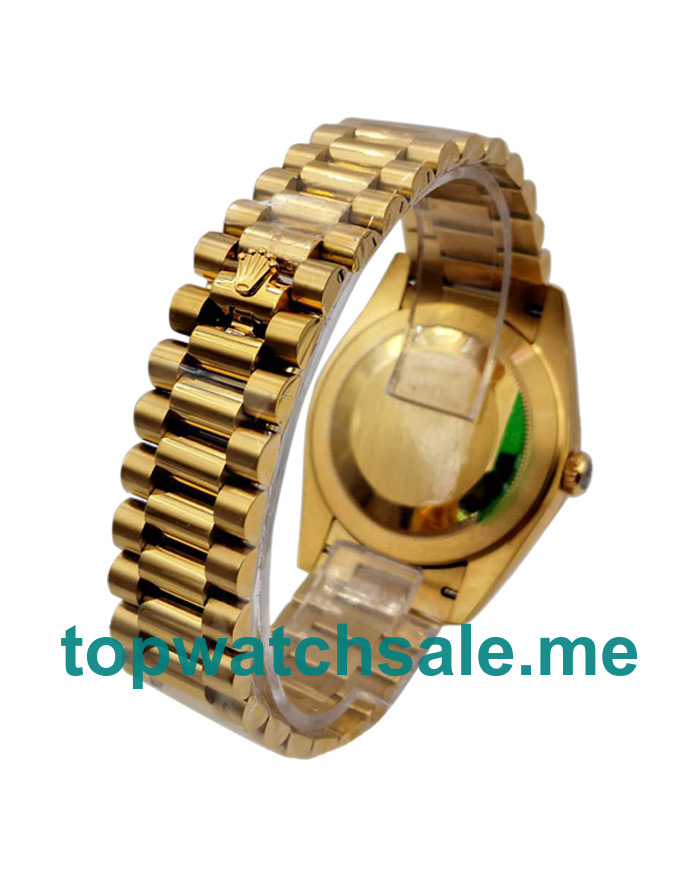 UK Top Quality Replica Rolex Day-Date II 218238 41MM KW Yellow Gold Champagne Dial Swiss 3255