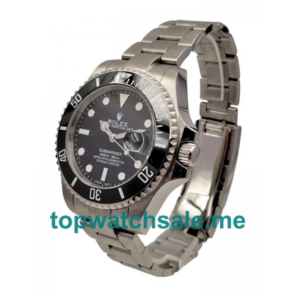 UK AAA Quality Rolex Submariner 116610 LN Replica Watches With Black Dials For Sale