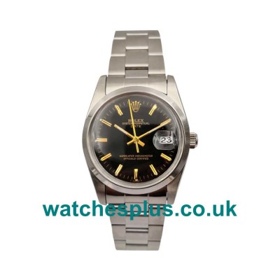 UK Perfect Fake Rolex Oyster Perpetual Date 115200 With Black Dials And Steel Cases Online Sale