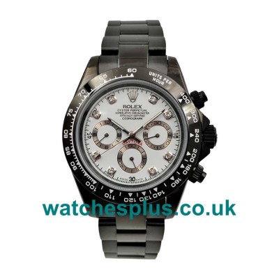 40 MM Best 1:1 Rolex Daytona 116519 Replica Watches With Black Dials For Sale