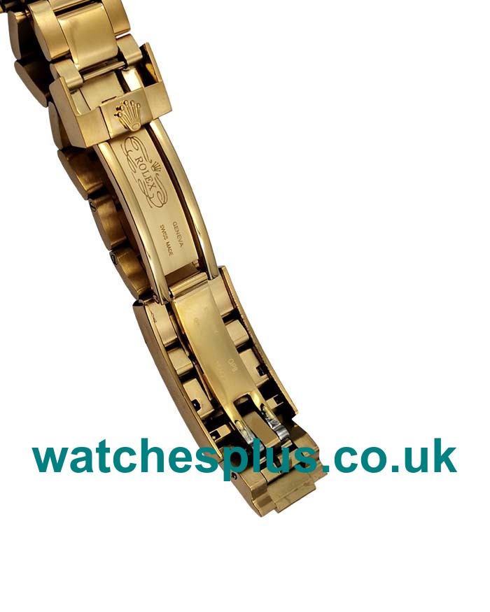 UK Swiss Made Fake Rolex GMT-Master II 116718 LN With Black Dials And Gold Cases Online