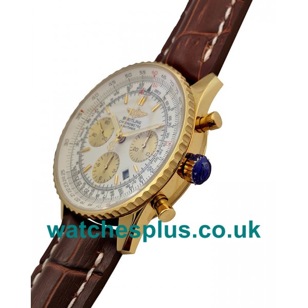 UK Best Quality Breitling Navitimer D23322 Replica Watches With White Dials For Sale