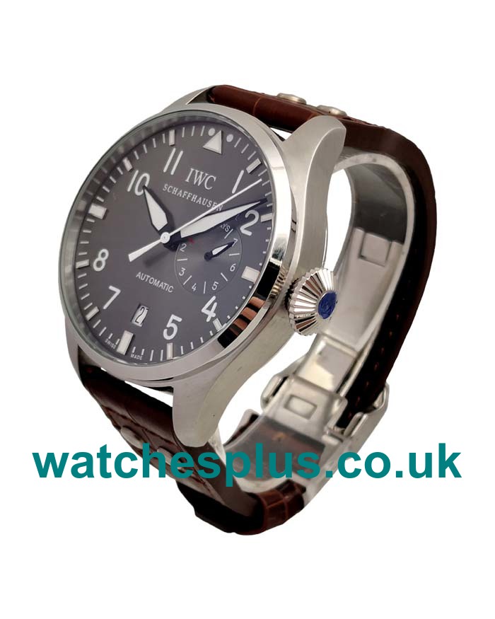 UK Best Quality Replica IWC Pilots IW500201 With Gray Dials And Steel Cases For Men