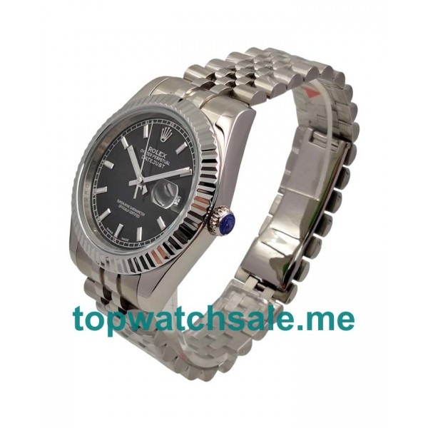 UK Best Quality Rolex Datejust 116234 Replica Watches With Black Dials For Sale