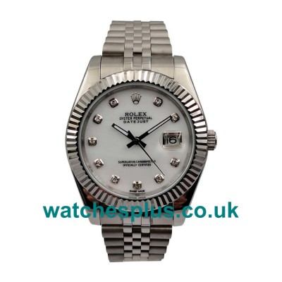 UK Best 1:1 Fake Rolex Datejust 126334 Watches With White Dials For Sale