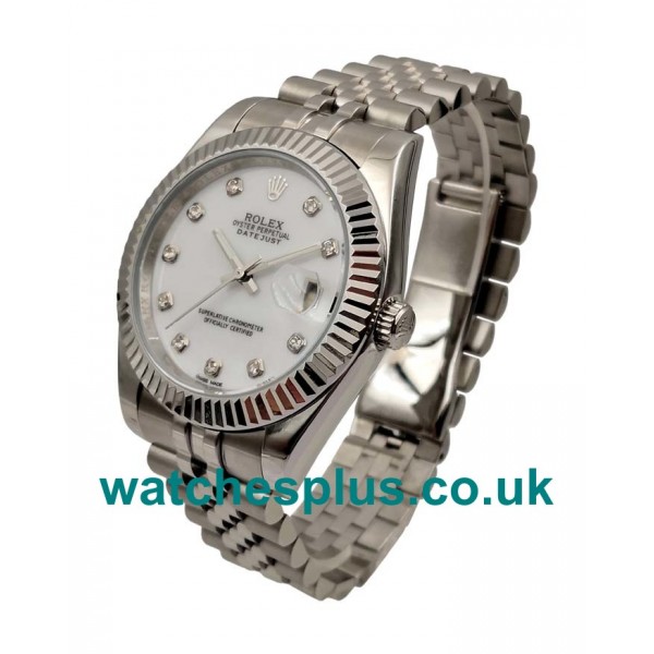 UK Best 1:1 Fake Rolex Datejust 126334 Watches With White Dials For Sale