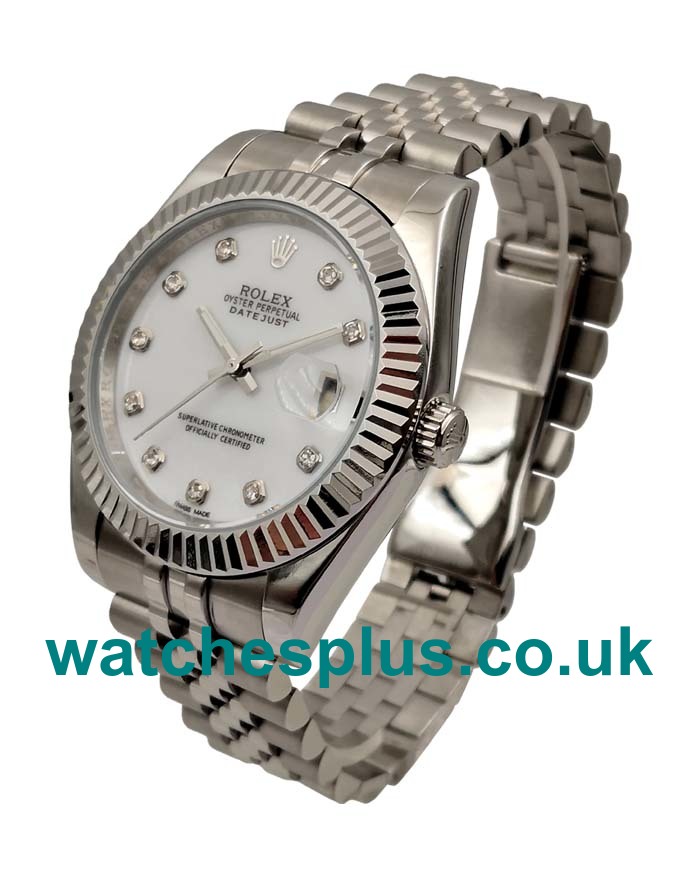 UK Best 1:1 Fake Rolex Datejust 126334 Watches With White Dials For Sale