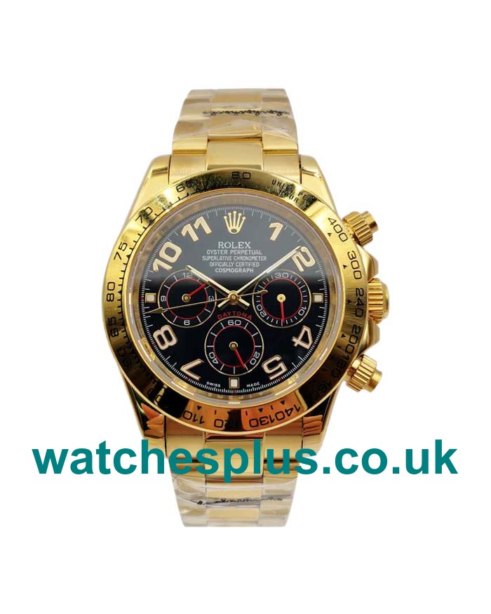 Best Quality Rolex Daytona 116528 Replica Watches With Blue Dials For Sale