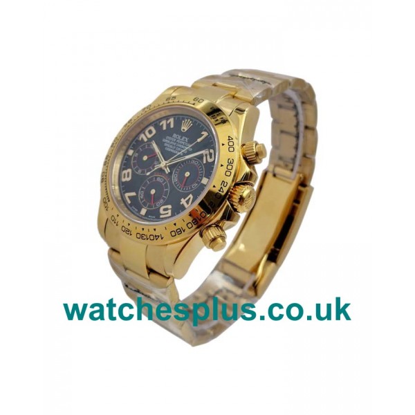 Best Quality Rolex Daytona 116528 Replica Watches With Blue Dials For Sale