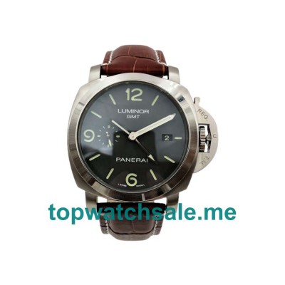 UK Best Quality Fake Panerai Luminor Manifattura PAM00320 With Black Dials And Steel Cases For Men