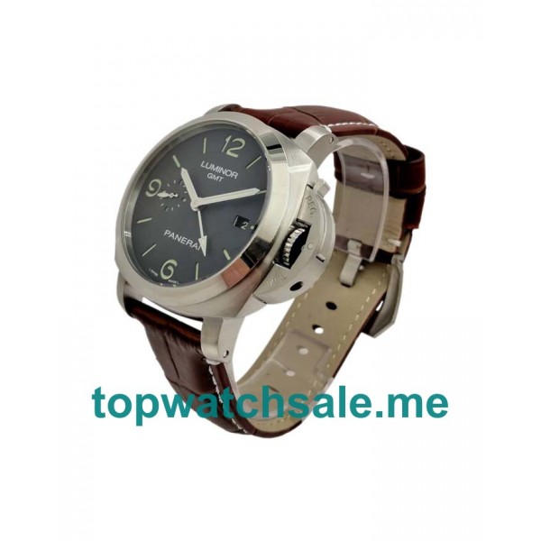 UK Best Quality Fake Panerai Luminor Manifattura PAM00320 With Black Dials And Steel Cases For Men