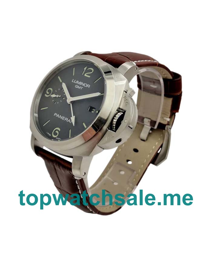 UK Best Quality Fake Panerai Luminor Manifattura PAM00320 With Black Dials And Steel Cases For Men