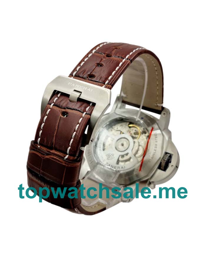 UK Best Quality Fake Panerai Luminor Manifattura PAM00320 With Black Dials And Steel Cases For Men