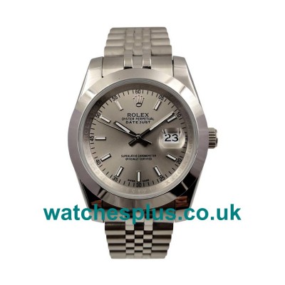 UK Best Quality Rolex Datejust 126300 Replica Watches With Gray Dials For Sale