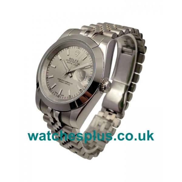 UK Best Quality Rolex Datejust 126300 Replica Watches With Gray Dials For Sale