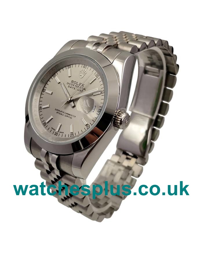 UK Best Quality Rolex Datejust 126300 Replica Watches With Gray Dials For Sale