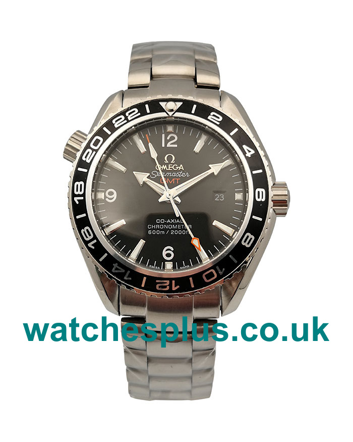 UK Best Quality Omega Seamaster Planet Ocean 232.30.44.22.01.001 Replica Watches With Black Dials Online