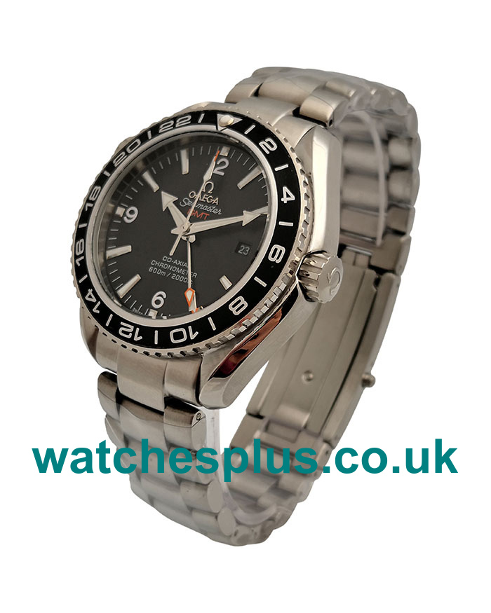 UK Best Quality Omega Seamaster Planet Ocean 232.30.44.22.01.001 Replica Watches With Black Dials Online