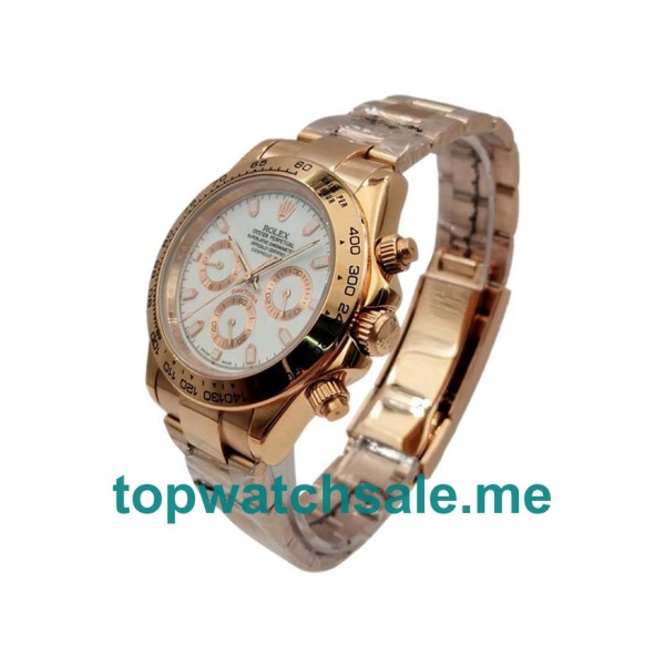 AAA Quality Rolex Daytona 116505 Replica Watches With Ivory Dials For Sale