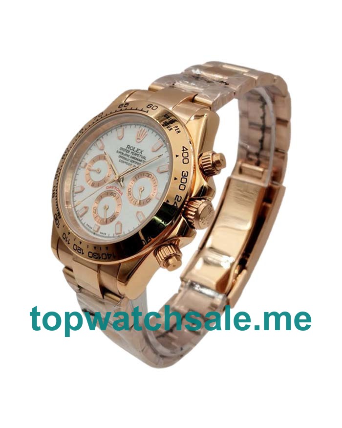 AAA Quality Rolex Daytona 116505 Replica Watches With Ivory Dials For Sale